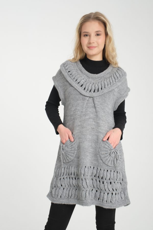 Örgü Triko Elbise - Görsel 6