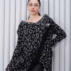 Leopar Desenli Triko Panço