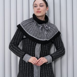 Boyunluklu Triko Hırka
